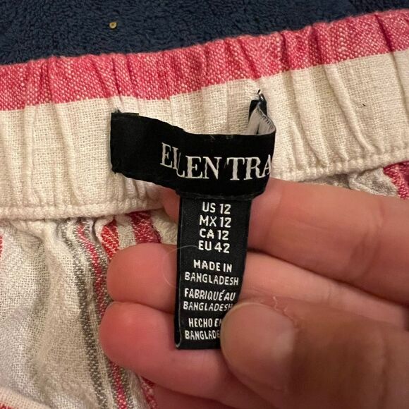 Ellen Tracy striped pants 12 - Picture 6 of 7